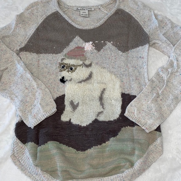 Polar bear long sleeve sweater - Picture 1 of 3